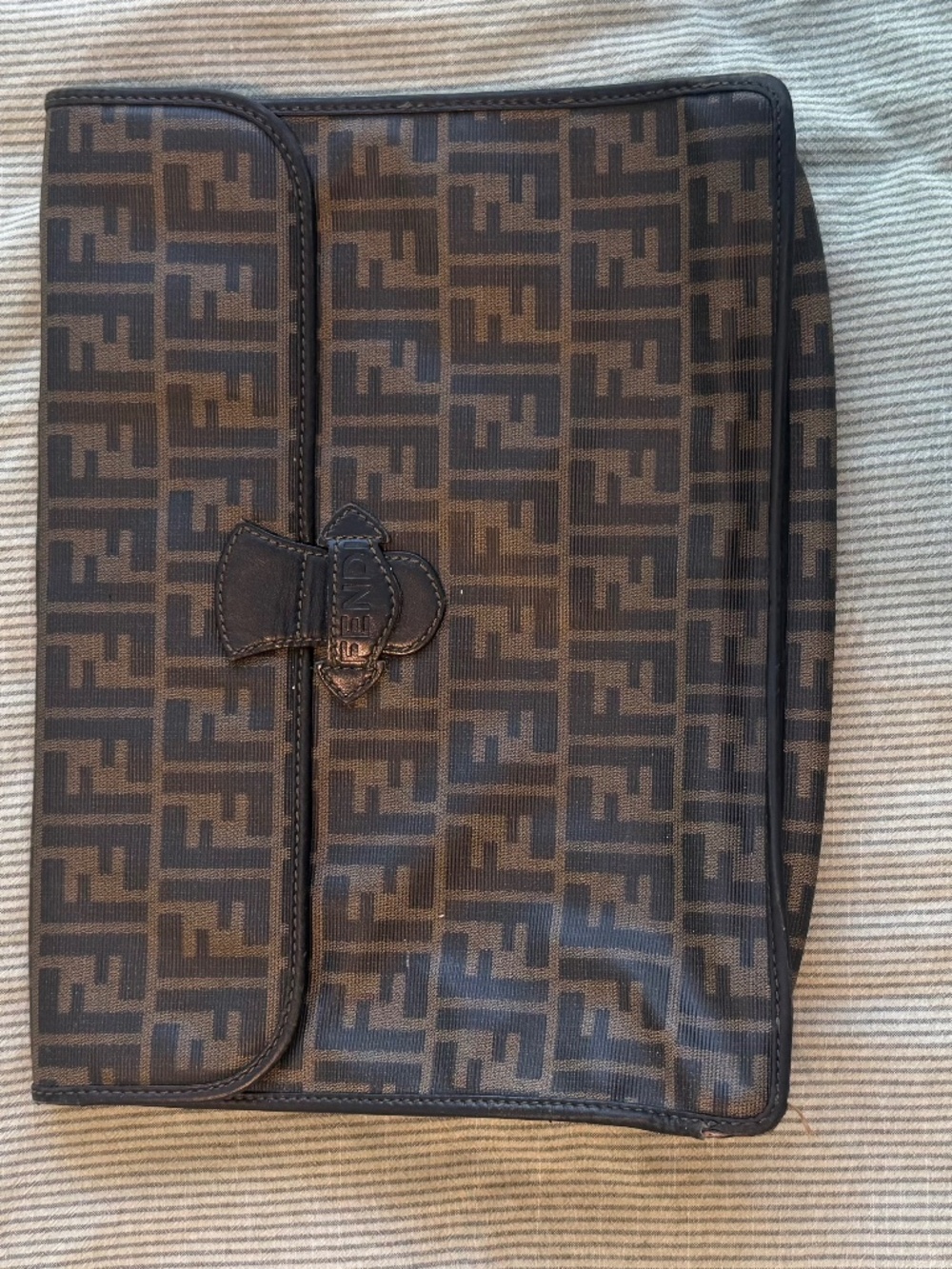 Fendi Zucca Portfolio Vintage